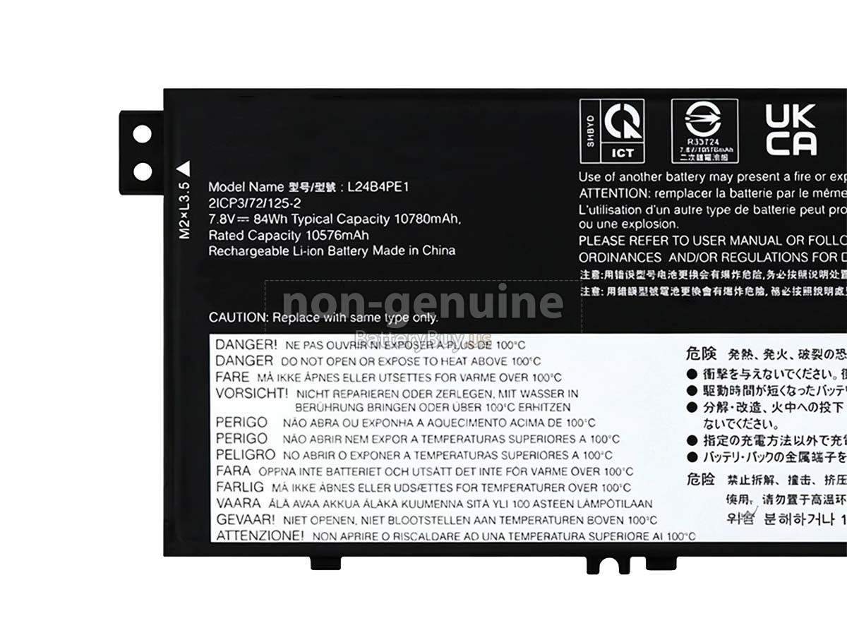 battery for Lenovo 5B11P71453