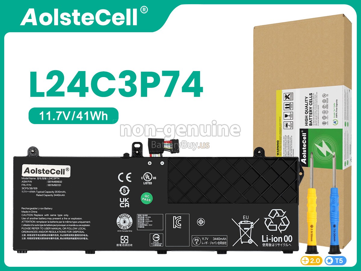 battery for Lenovo L24C3P74