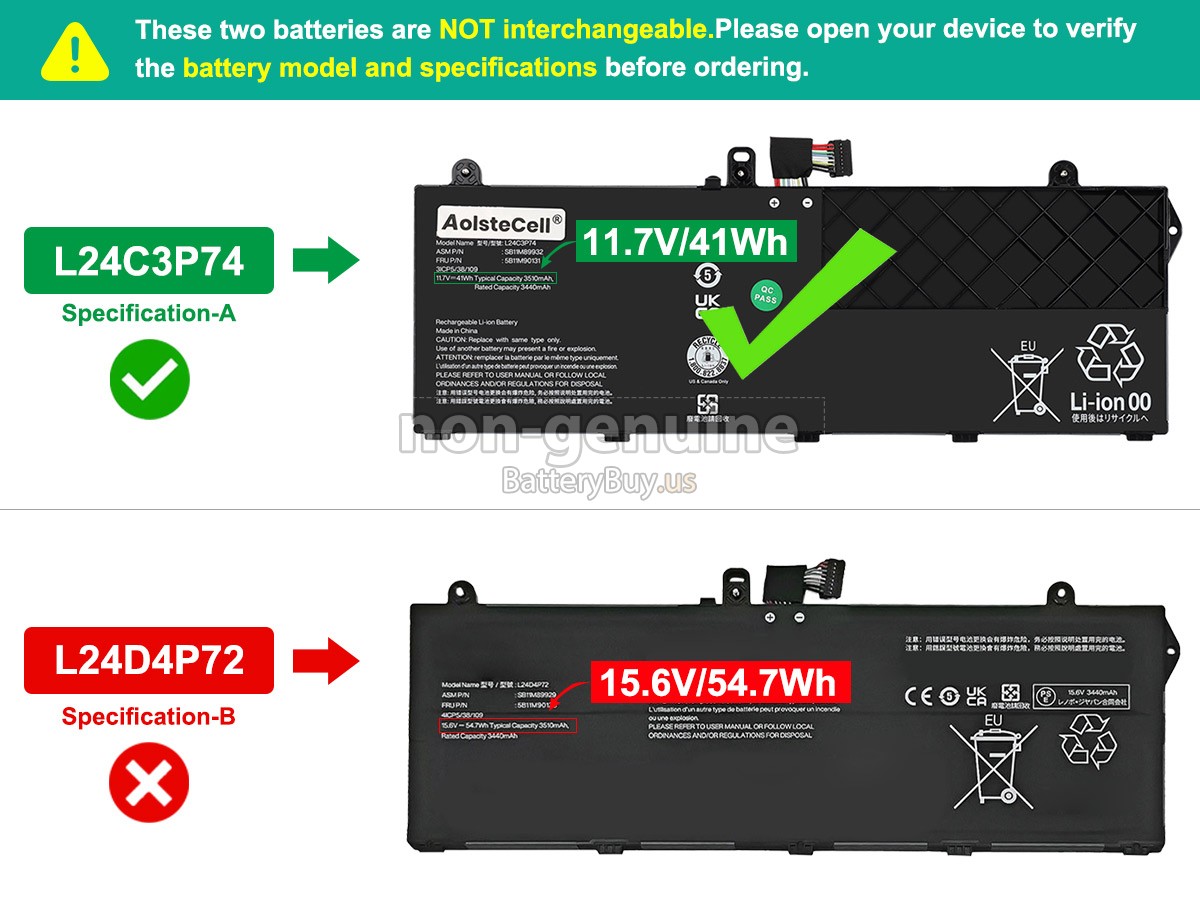 battery for Lenovo ThinkPad L13 2-IN-1 GEN 6-21RD0011MD