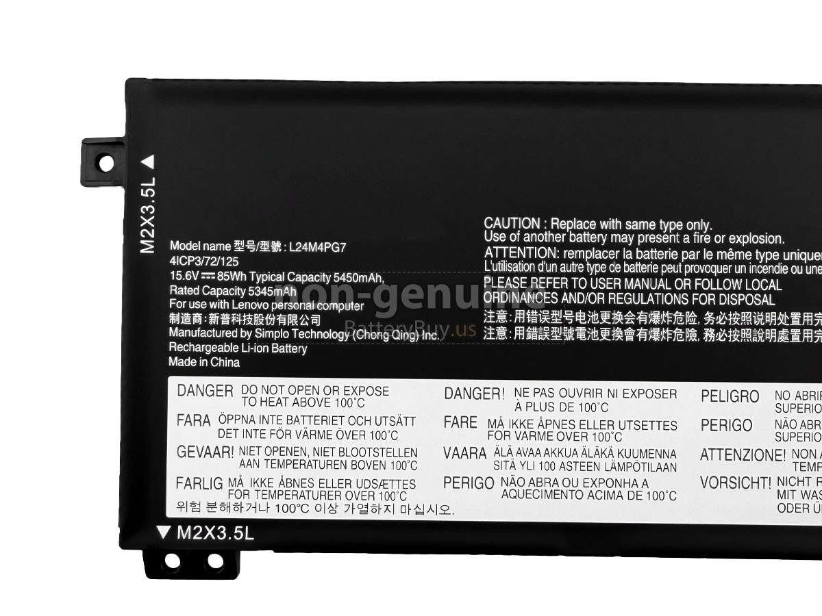 battery for Lenovo L24D4PG7