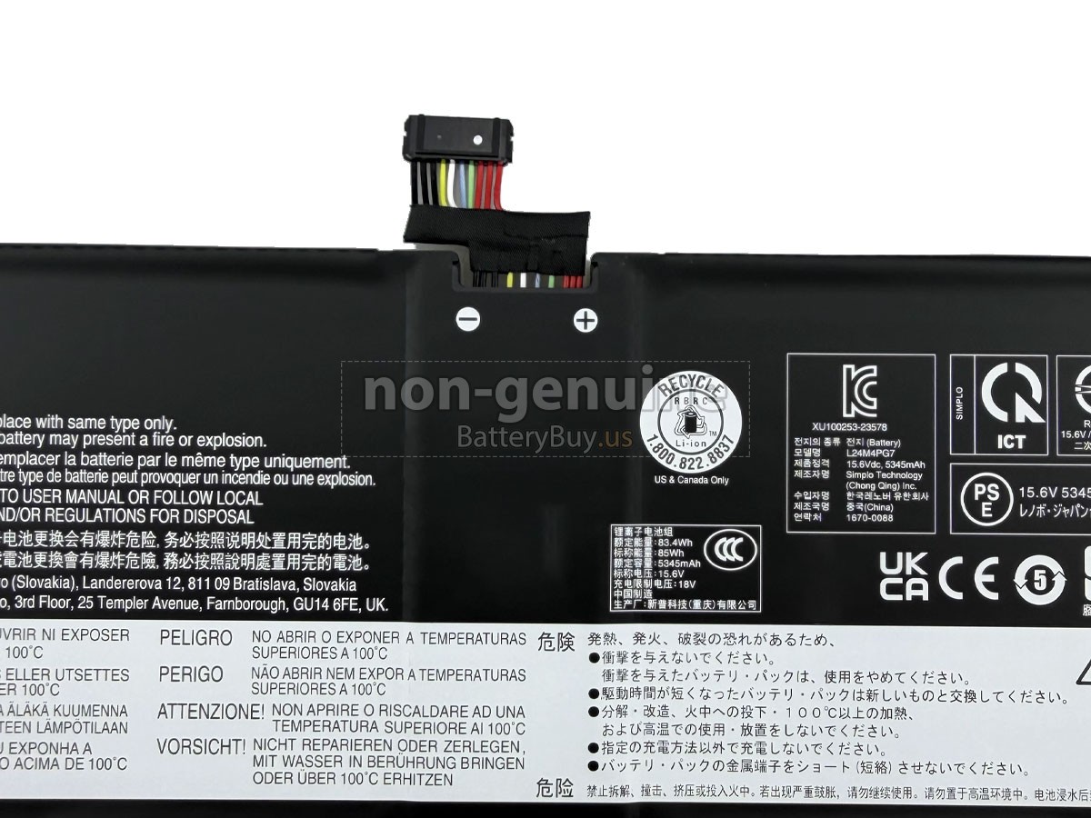 battery for Lenovo L24D4PG7