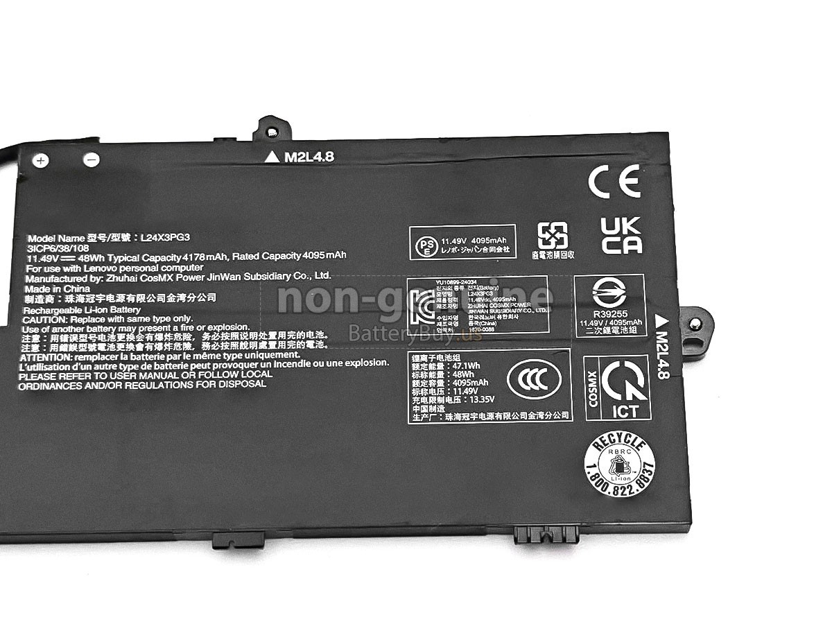 battery for Lenovo L24D3PG3