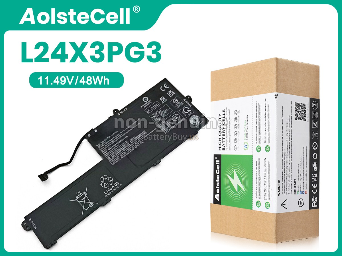battery for Lenovo L24X3PG3