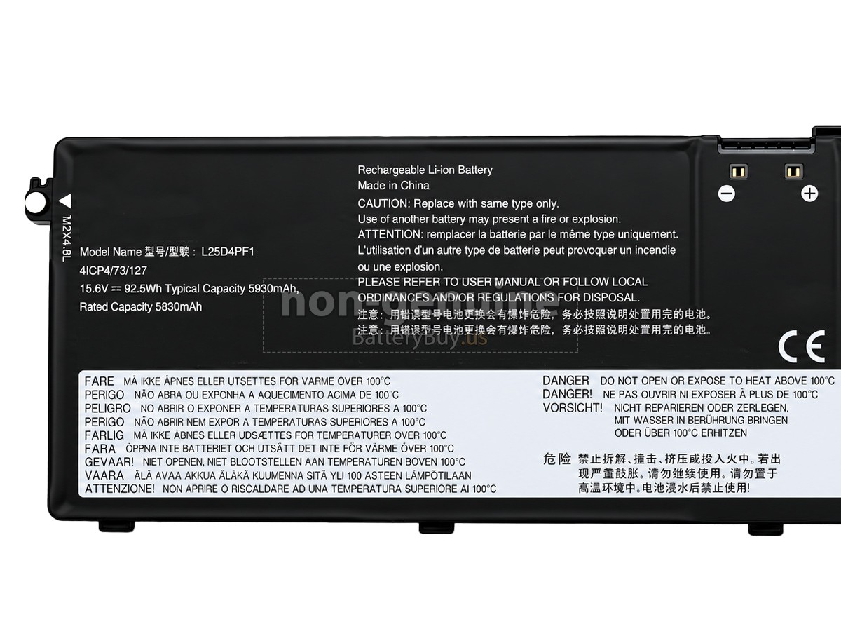 battery for Lenovo 5B11T85513