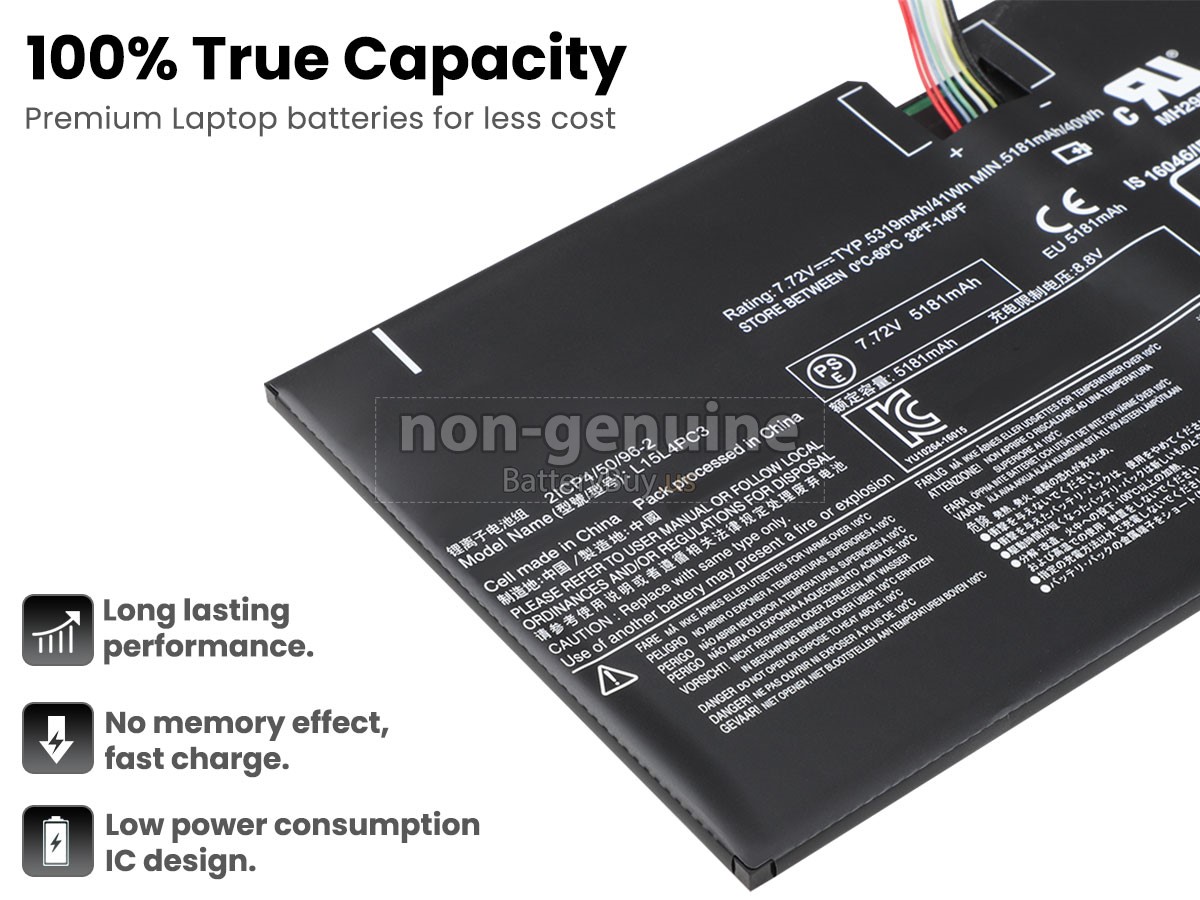 battery for Lenovo IdeaPad MIIX 720-12IKB-80VV002QGE