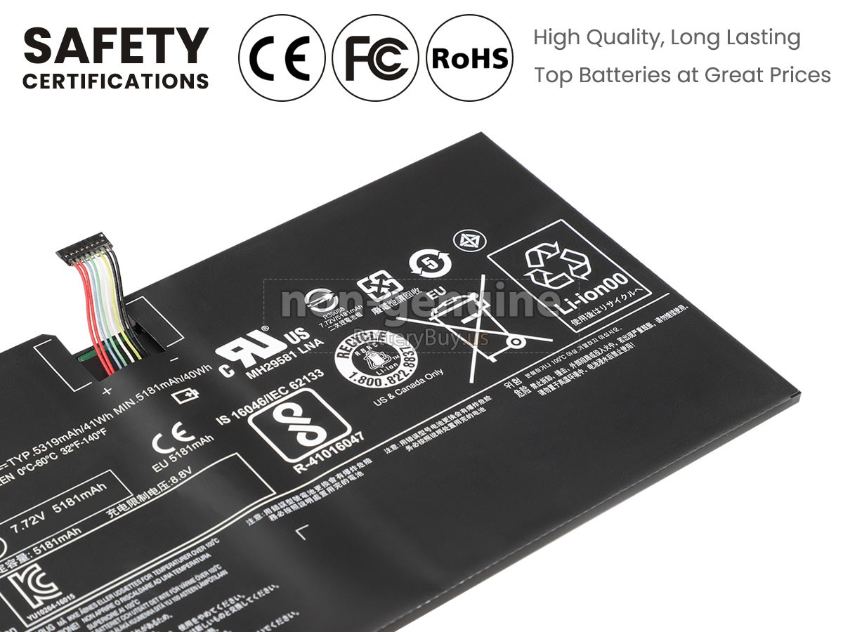 battery for Lenovo IdeaPad MIIX 720-12IKB-80VV002QGE