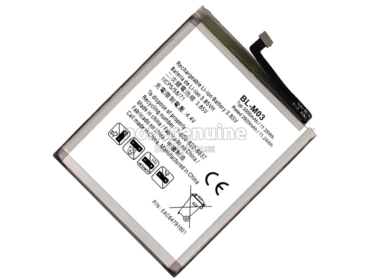 battery for LG K22 PLUS