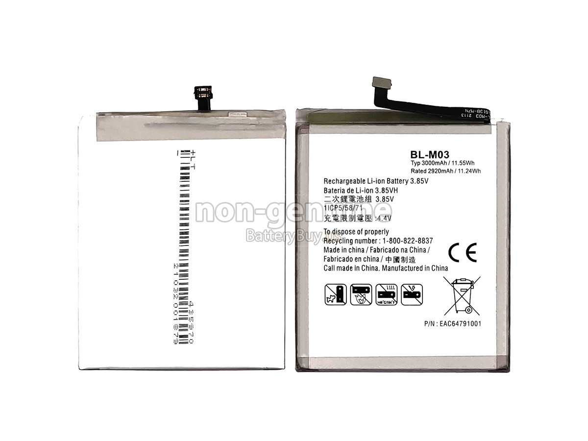 battery for LG K22 PLUS