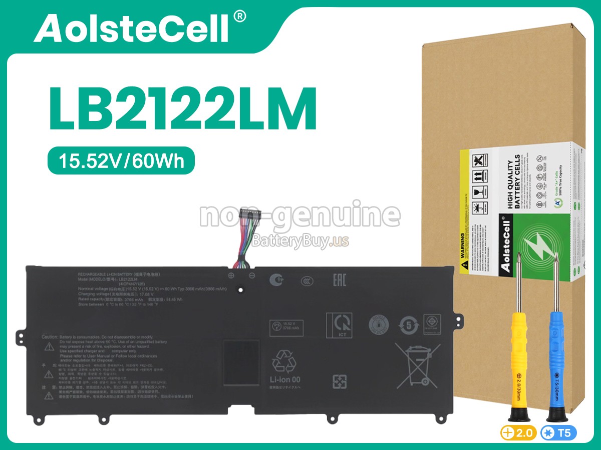 battery for LG GRAM 15 15Z90RT-G.AD75B