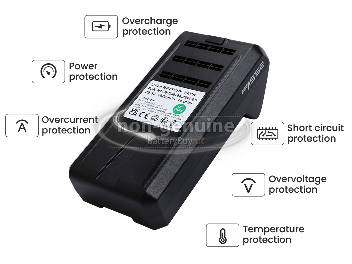 battery for Midea BP28825A