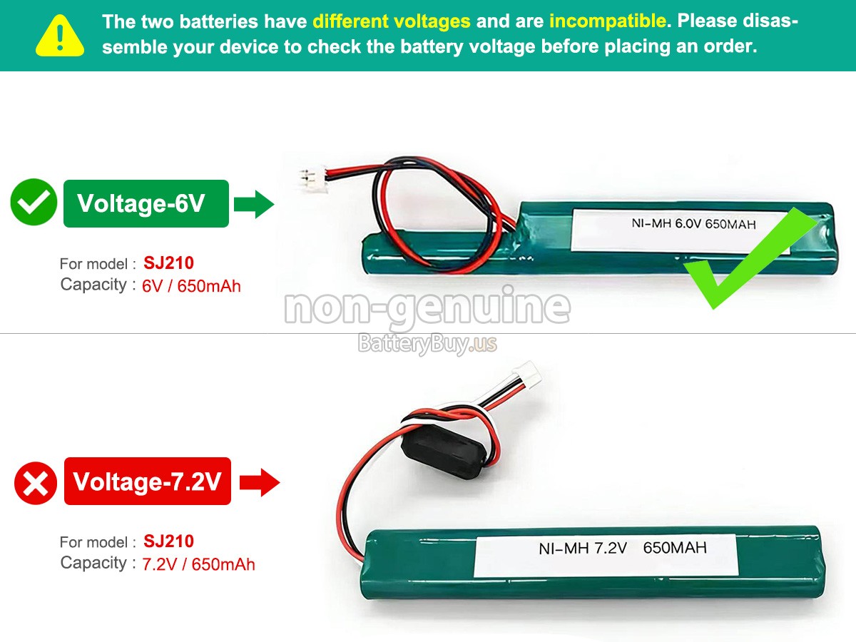 battery for Mitutoyo 6V-SJ210