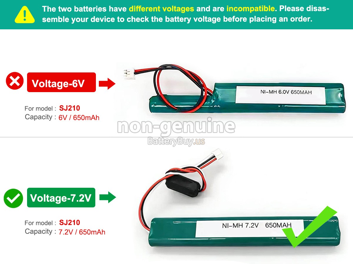battery for Mitutoyo 6V-SJ210
