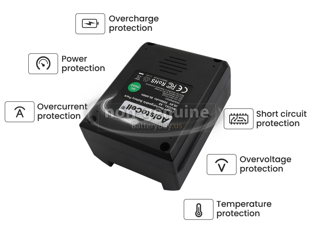 battery for Moosoo TMA T150