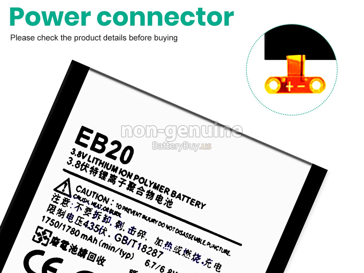 battery for Motorola EB20