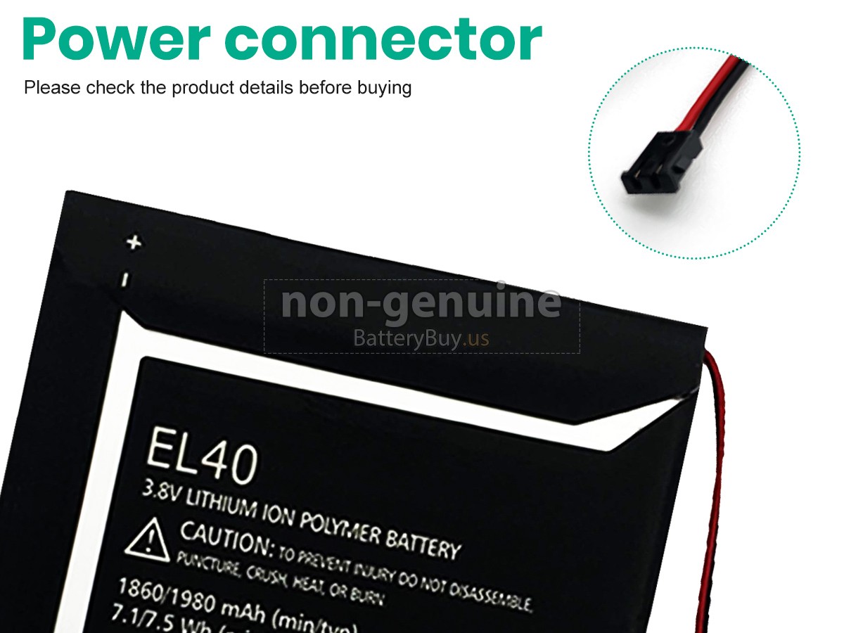 battery for Motorola EL40