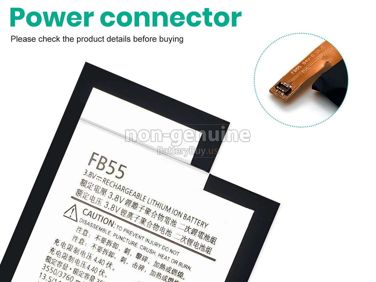 battery for Motorola FB55