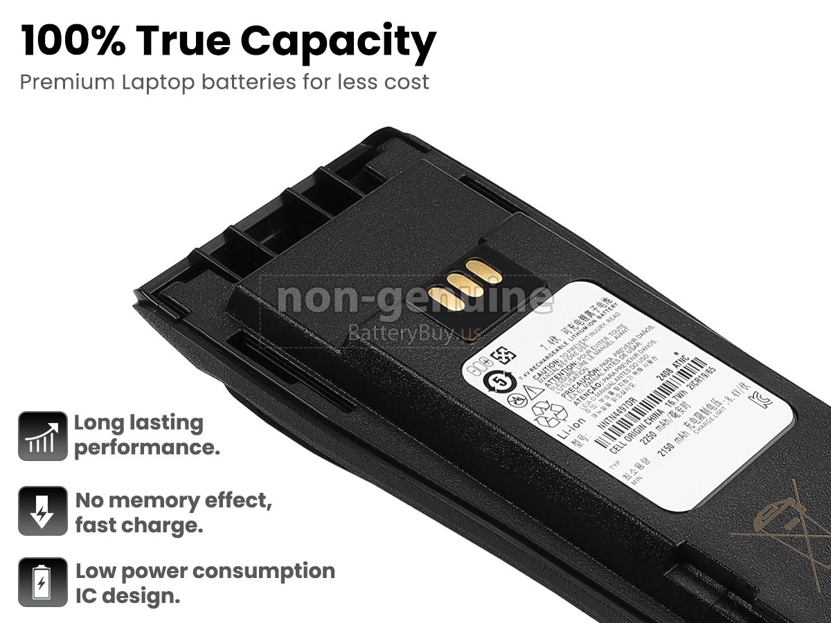 battery for Motorola NNTN4497DR