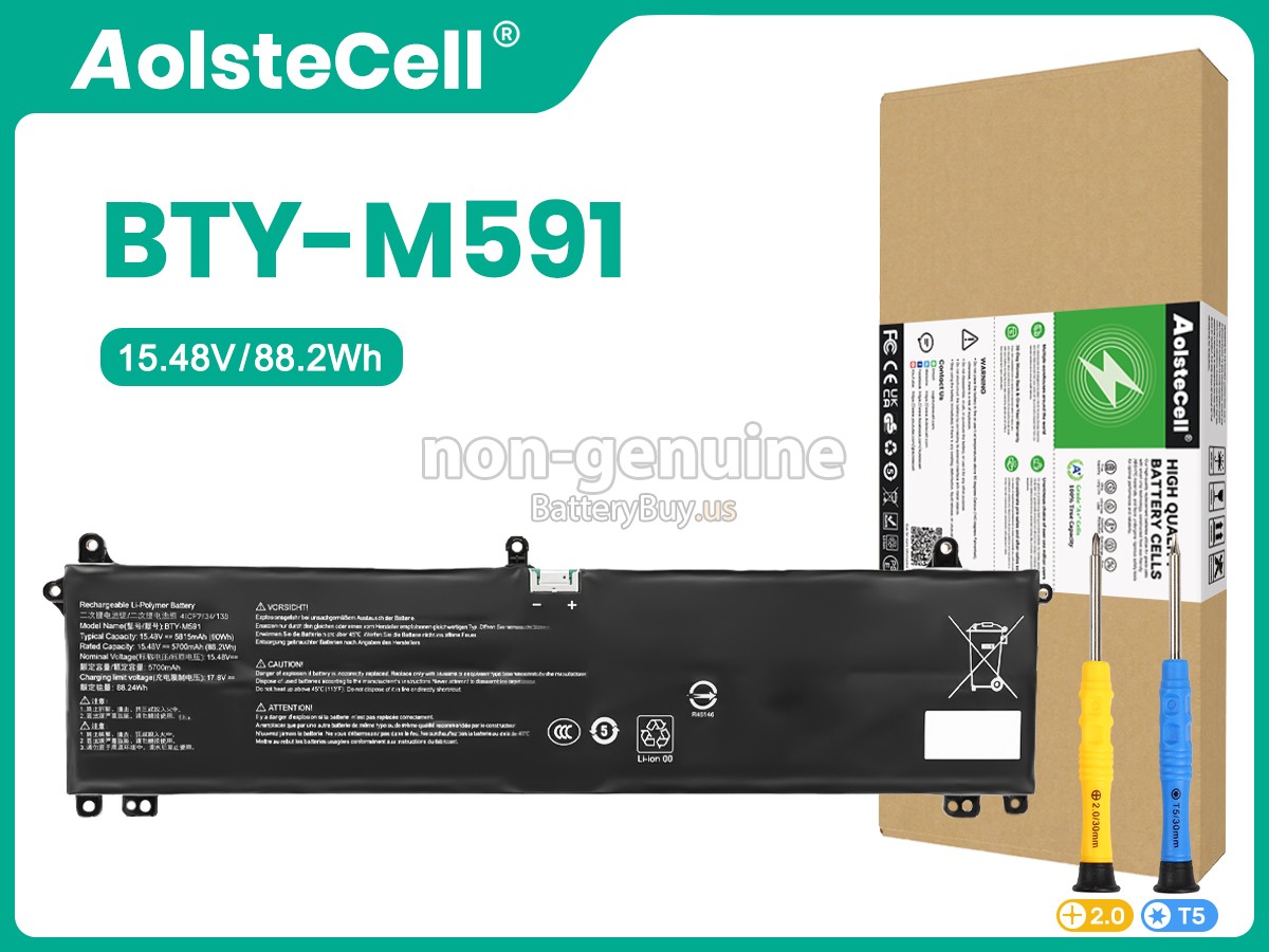 battery for MSI BTY-M591