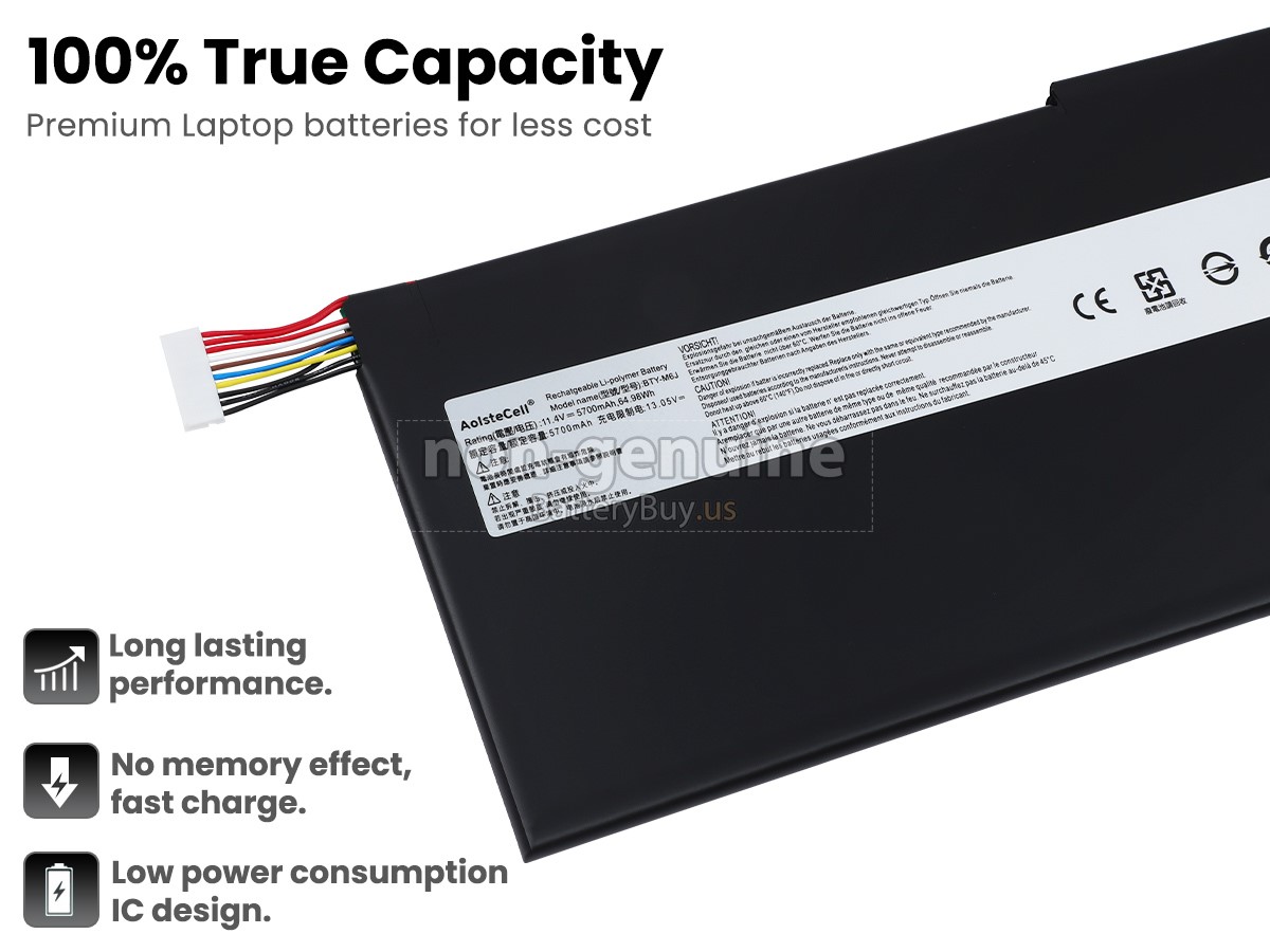 battery for MSI GS63 STEALTH 8RE