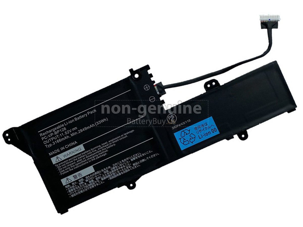 battery for NEC PC-VP-BP126(3ICP4/43/110)