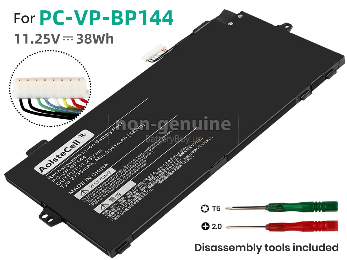 battery for NEC PC-VP-BP144