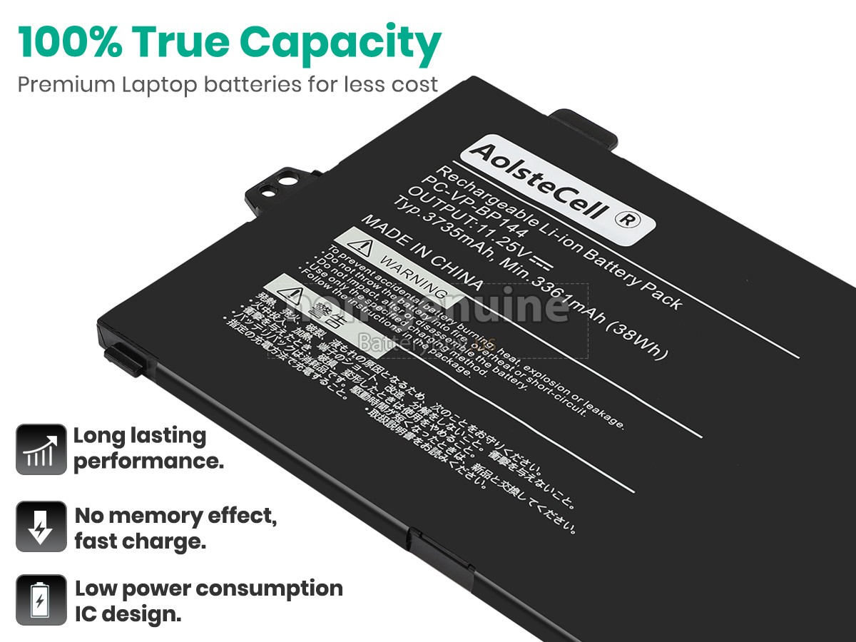 battery for NEC PC-VP-BP144