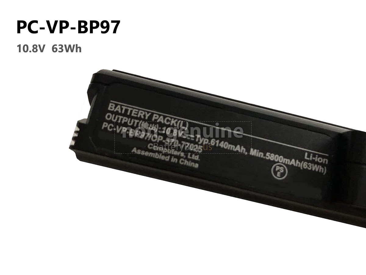 battery for NEC PC-VP-BP97