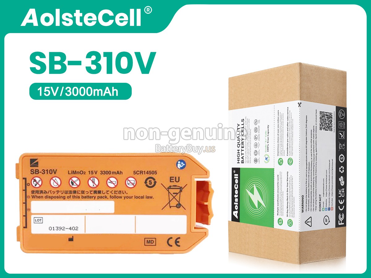 battery for Nihon Kohden AED-3100