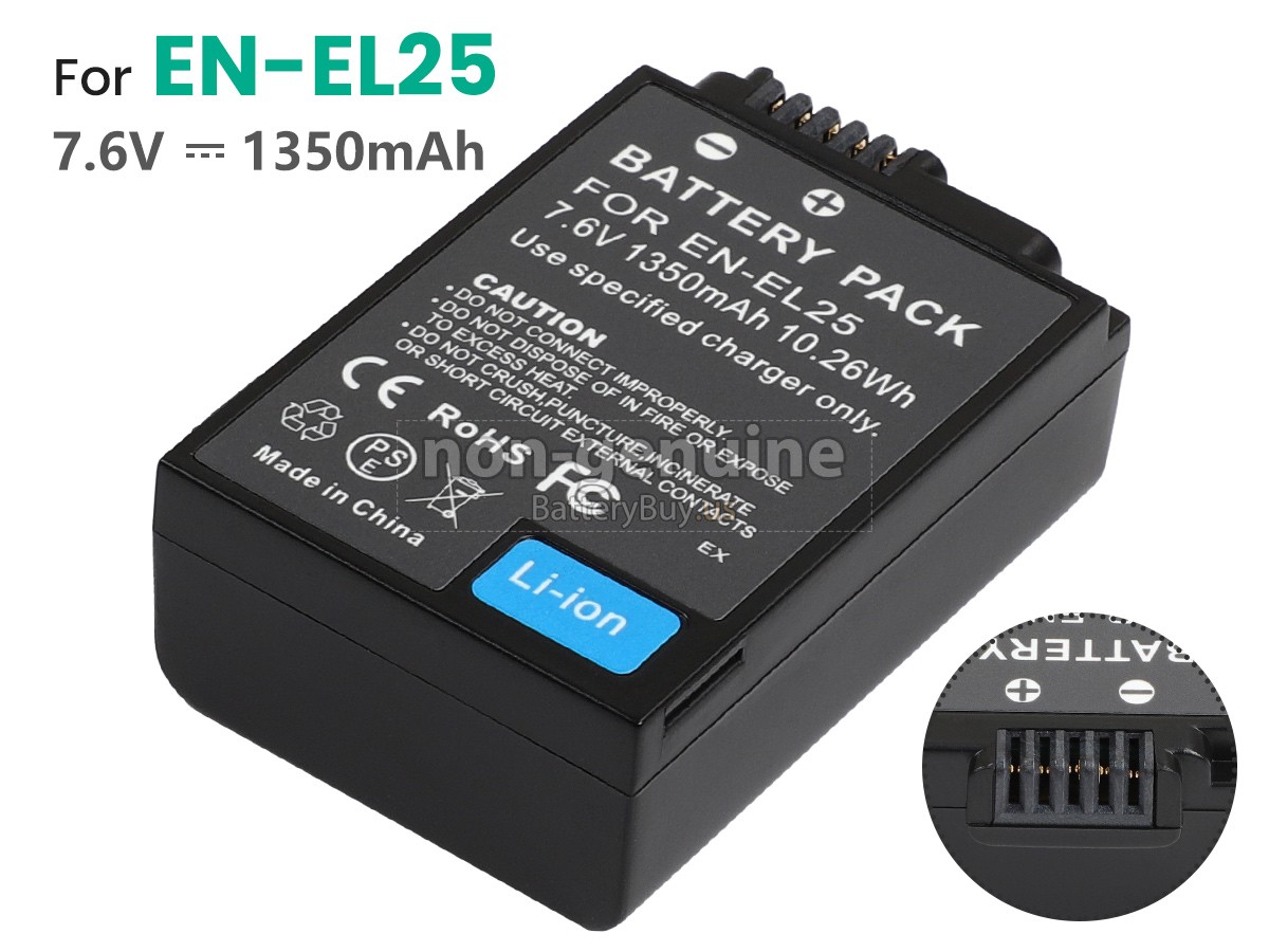 battery for Nikon ZFC