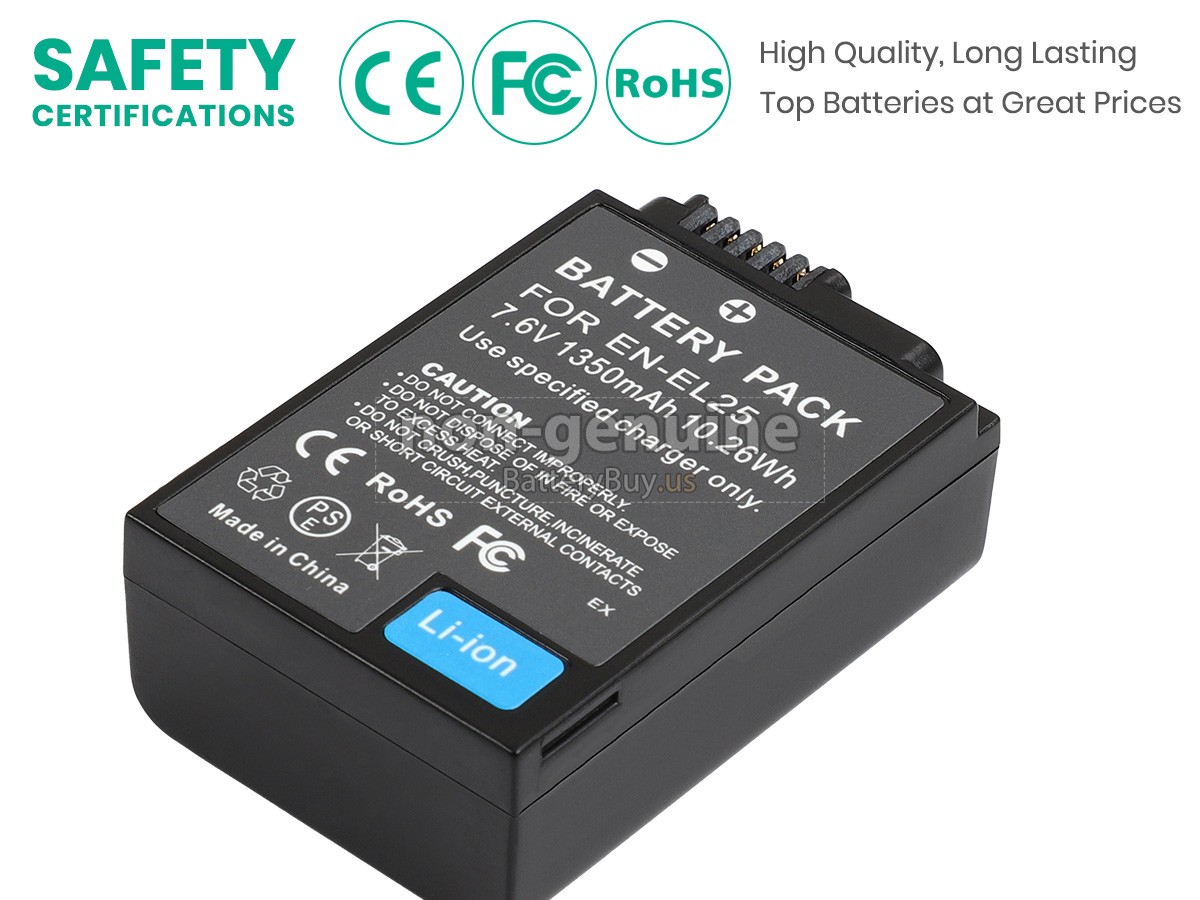 battery for Nikon ZFC