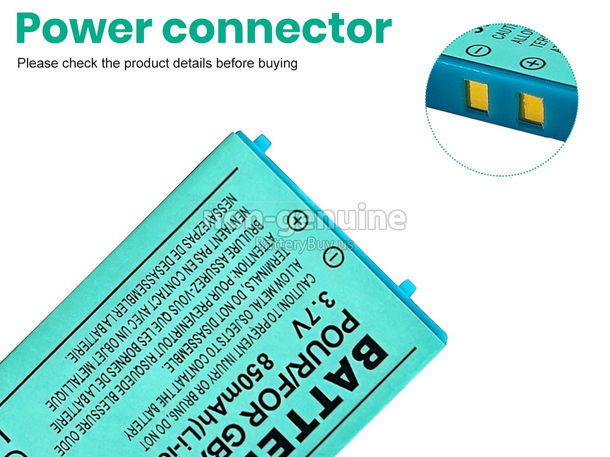 battery for Nintendo GBA-SP