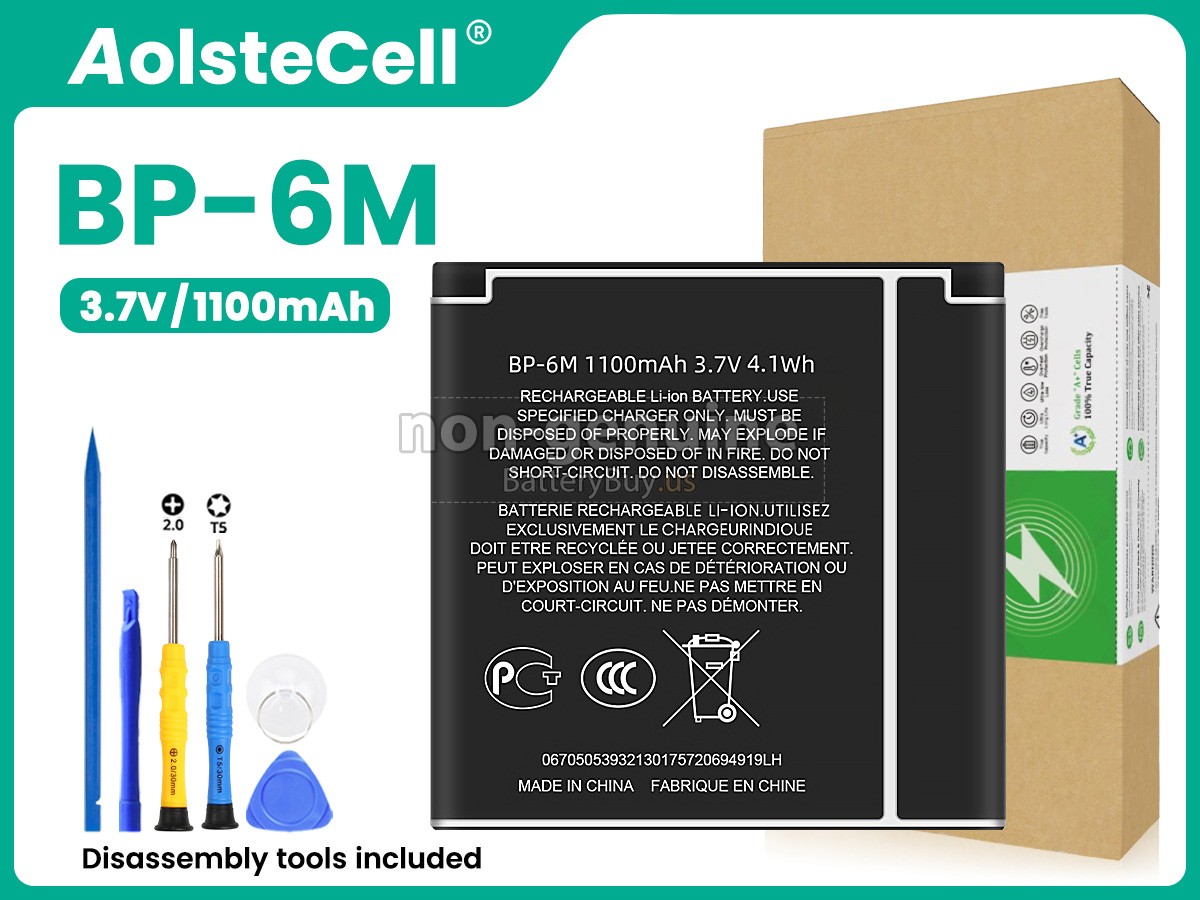battery for Nokia BP-6M