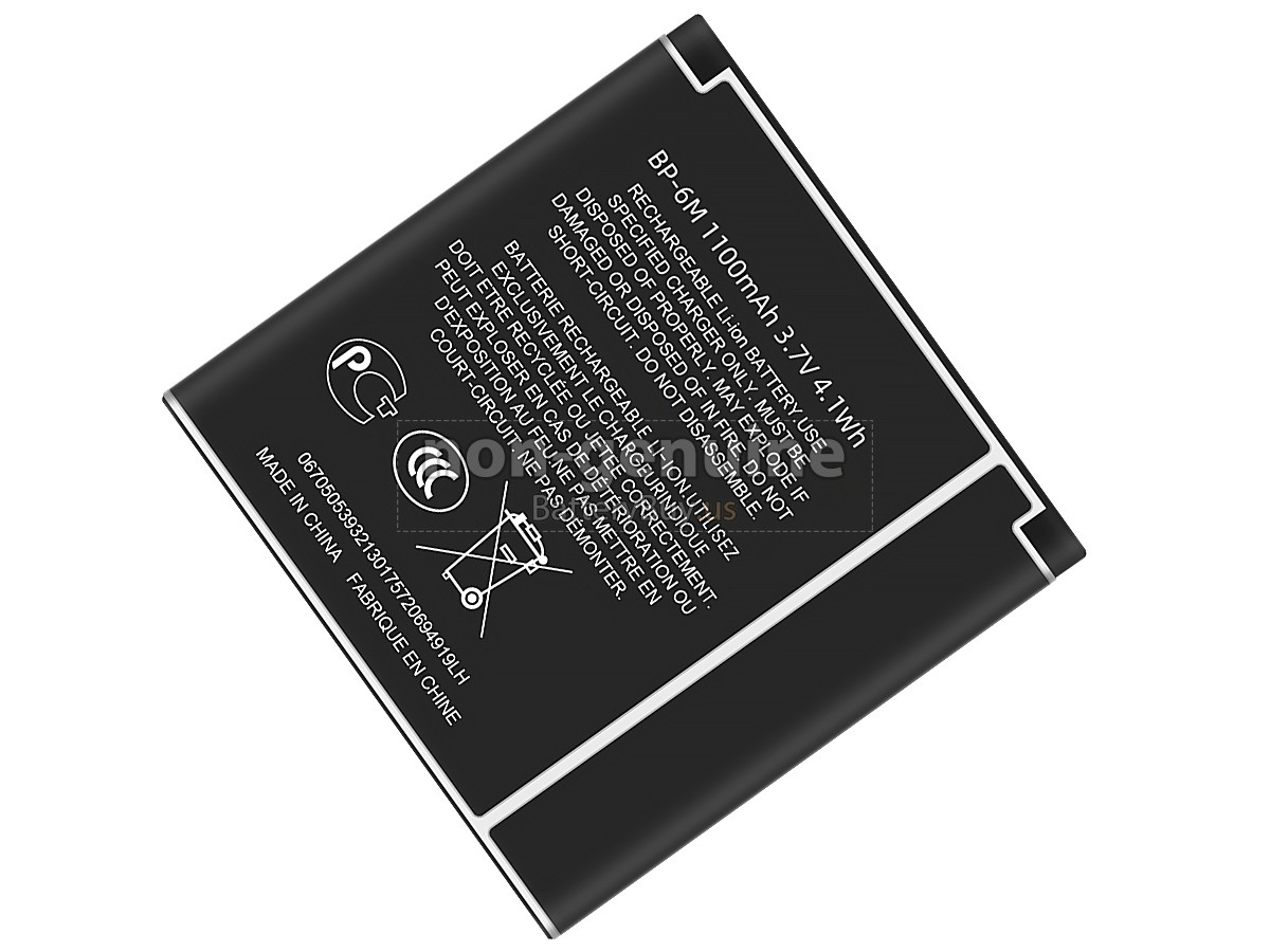 battery for Nokia BP-6M