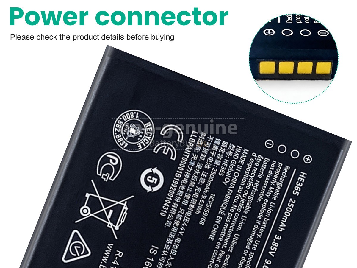 battery for Nokia 1 PLUS