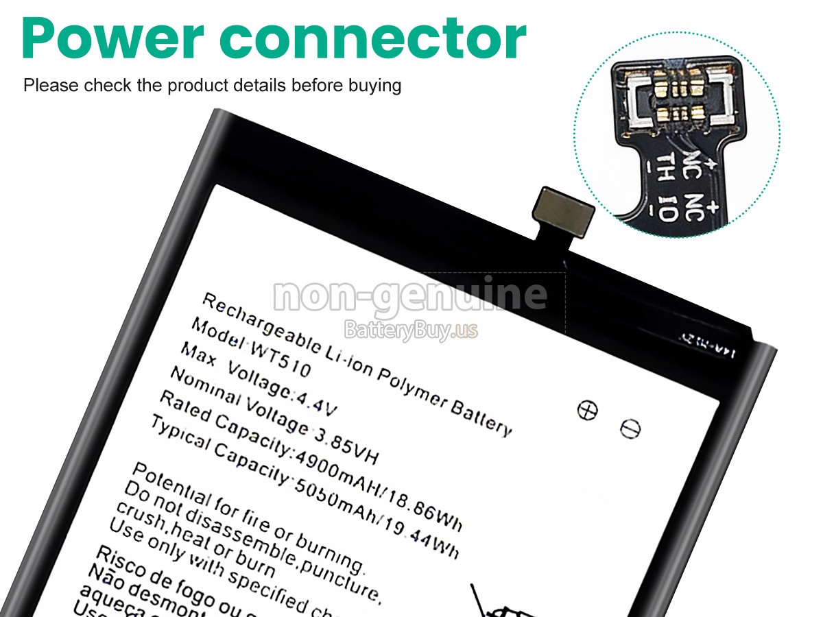 battery for Nokia WT510