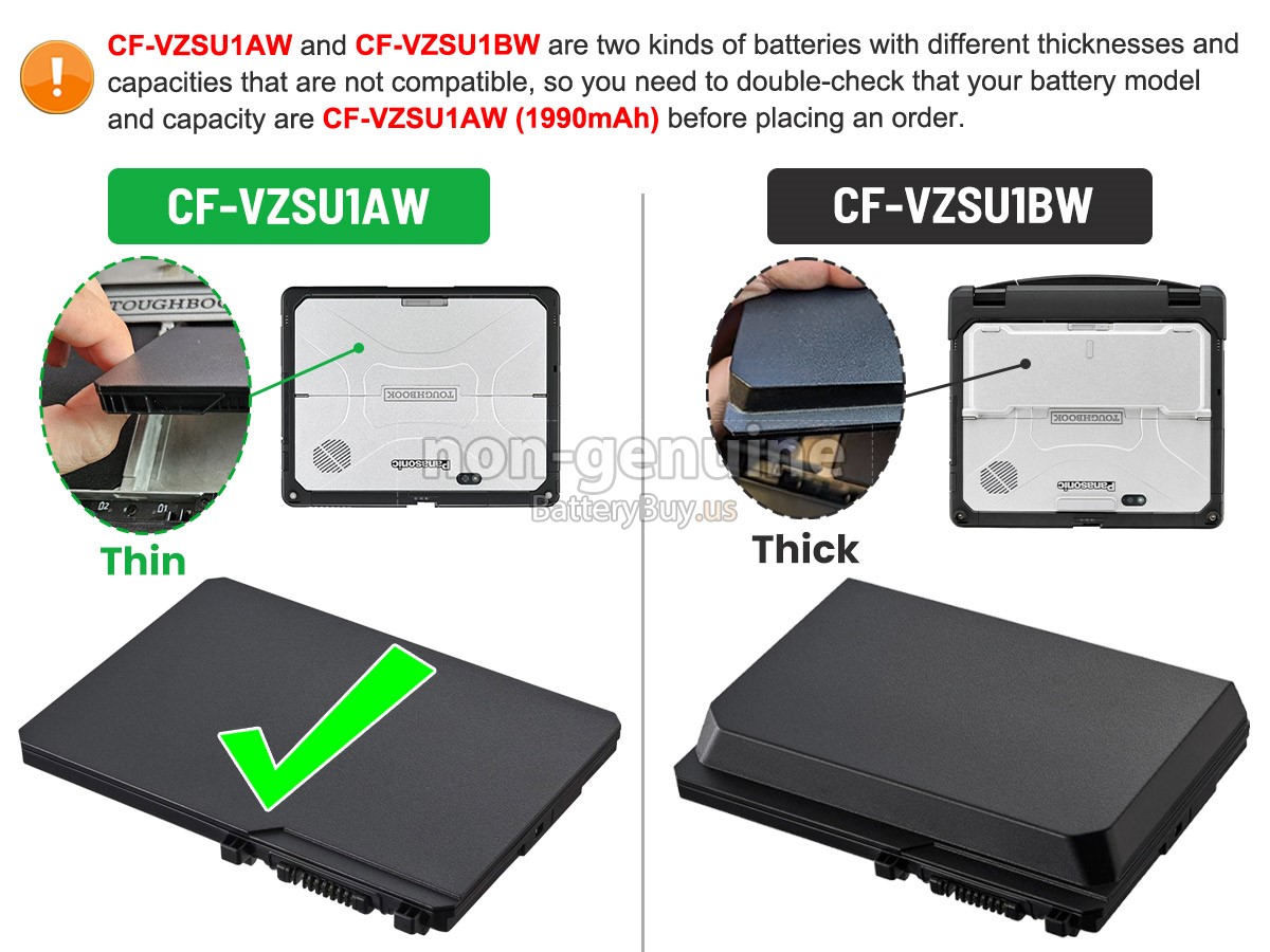 battery for Panasonic CF-33 TOUGHBOOK