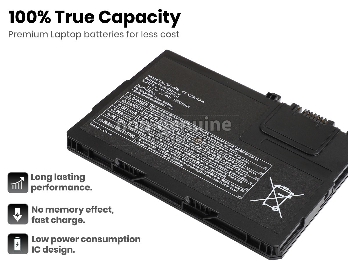 battery for Panasonic CF-33 TOUGHBOOK