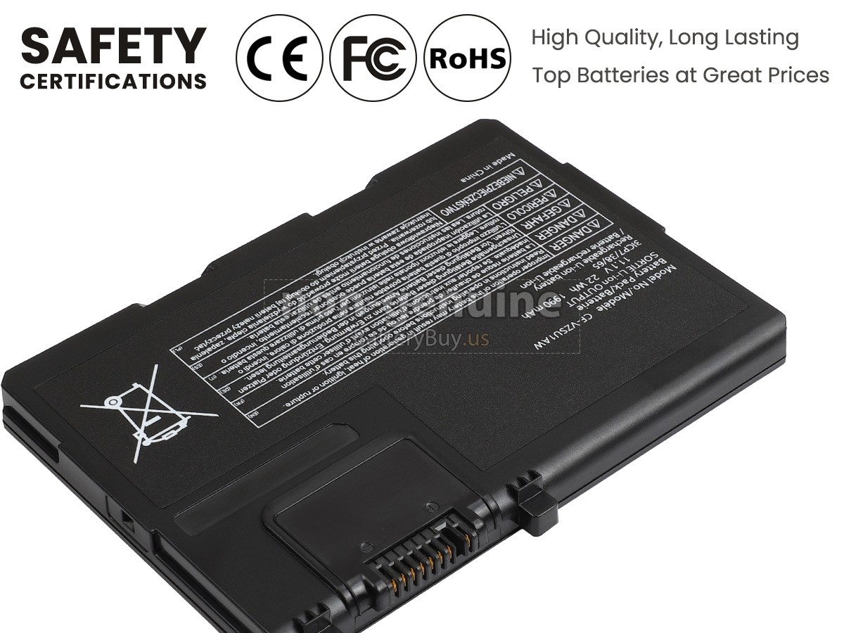 battery for Panasonic CF-33 TOUGHBOOK