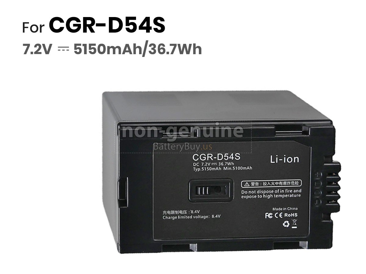 battery for Panasonic CGA-D54S