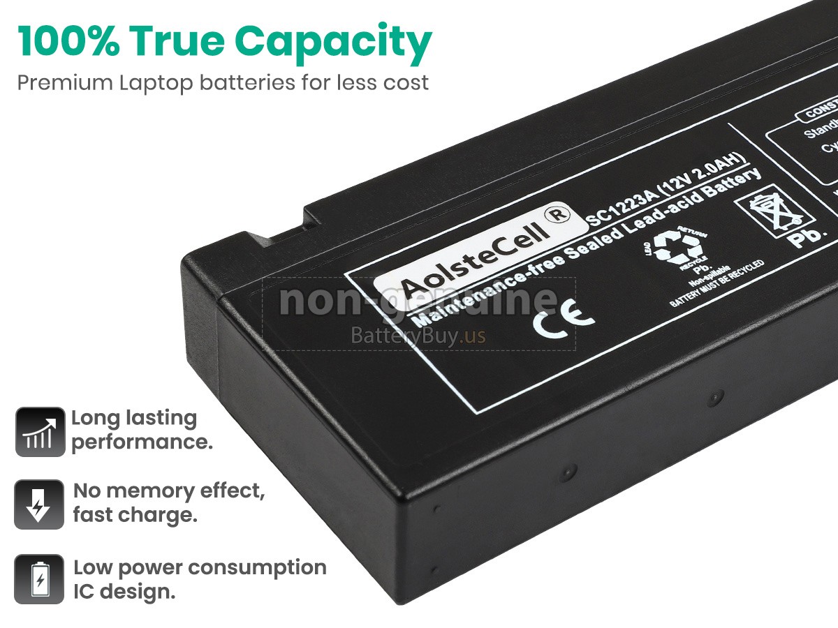 battery for Panasonic LC-TA122PU