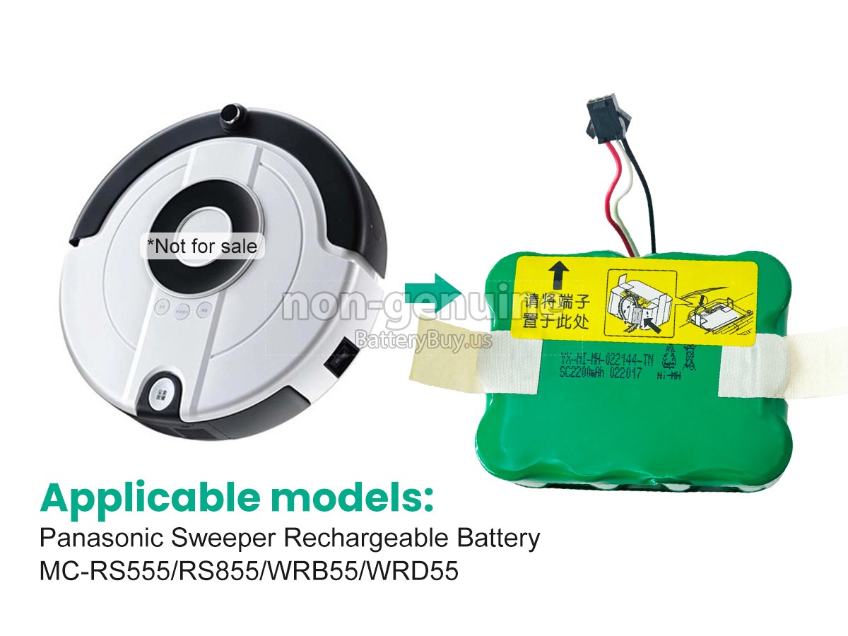 battery for Panasonic MC-RS855