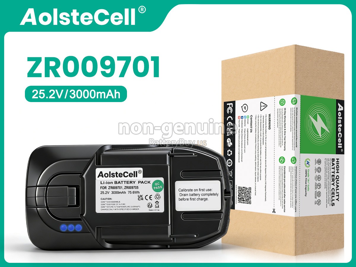battery for Rowenta X-FORCE FLEX AQUA RH9890