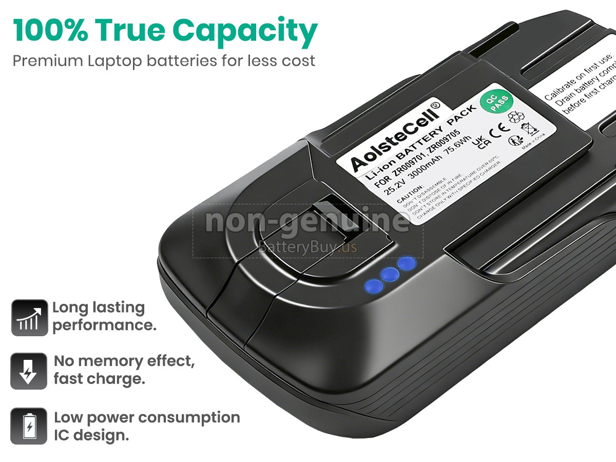 battery for Rowenta X-FORCE FLEX AQUA RH9890