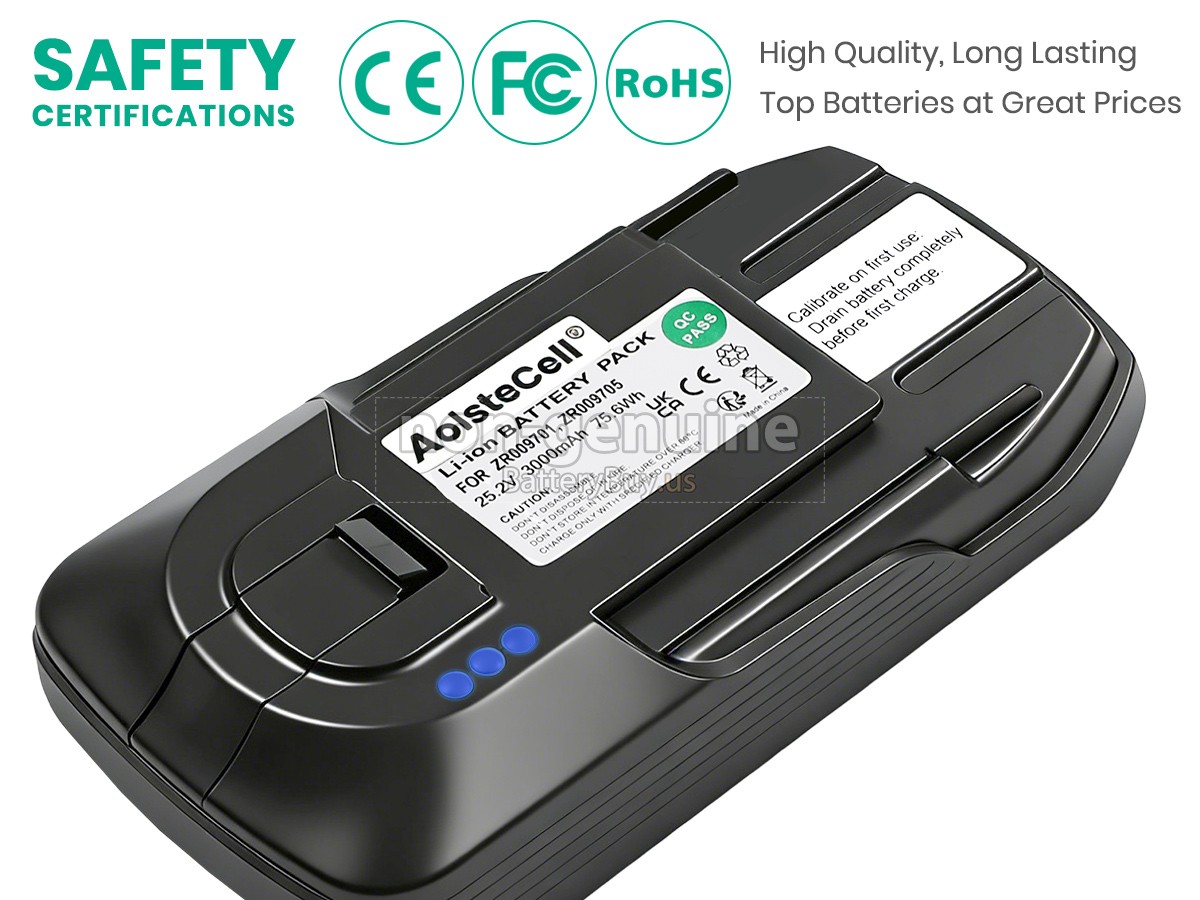battery for Rowenta X-FORCE FLEX AQUA RH9890