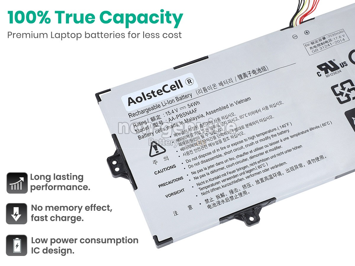 battery for Samsung NT930SBE-K28A