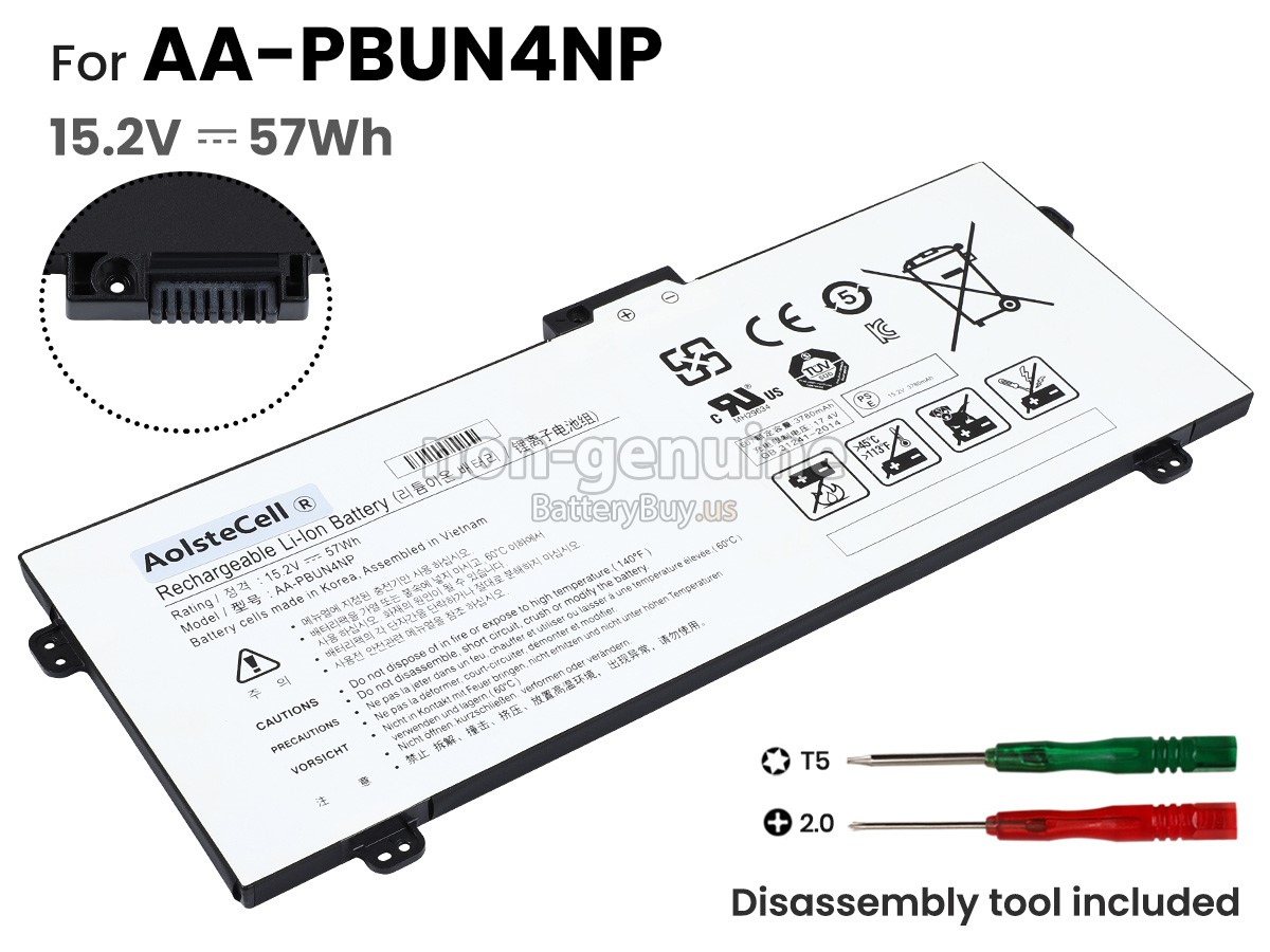 battery for Samsung NP940Z5L