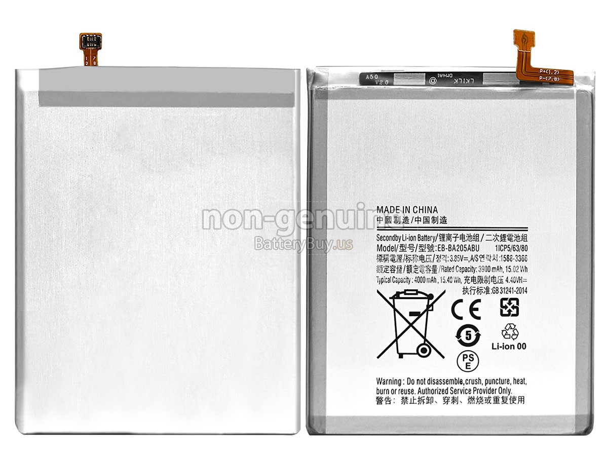 battery for Samsung EB-BA205ABU