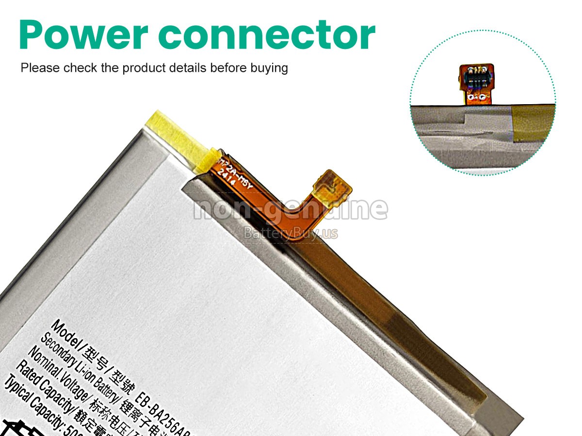 battery for Samsung A256