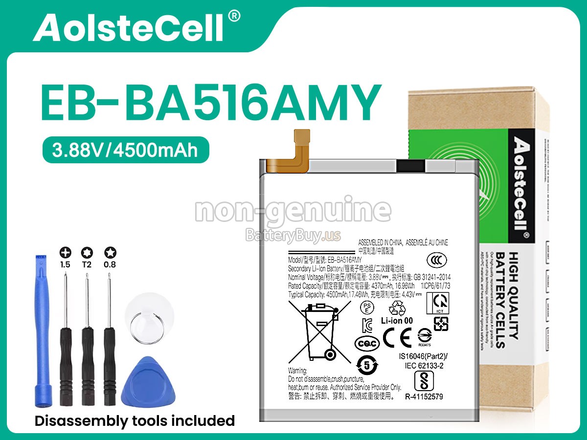 battery for Samsung A516B/DS