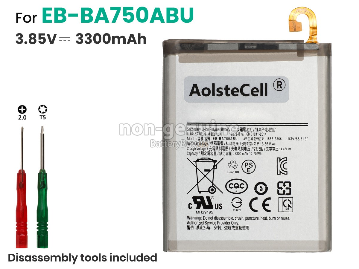 battery for Samsung EB-BA750ABUN